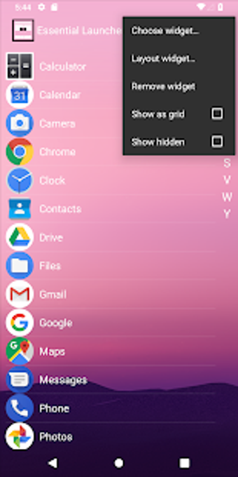 Image 0 for Essential Launcher