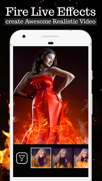 Image 1 for Fire Effect Photo Editor …