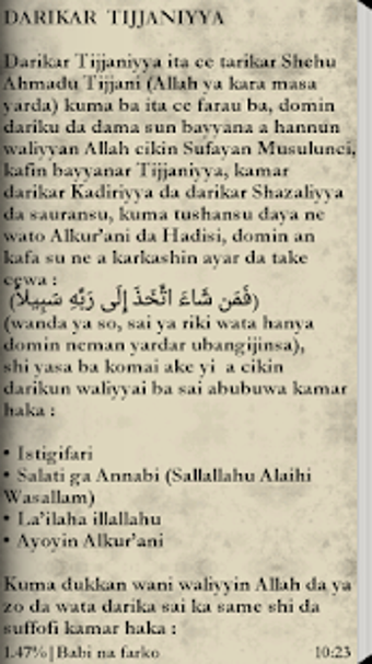 Image 0 for Darikar Tijjaniyya