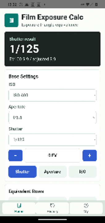 Imagen 0 para Film Exposure Calc