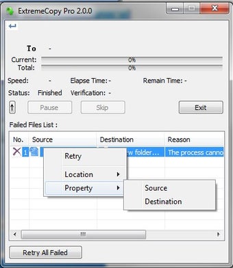 Imagen 1 para ExtremeCopy Free (64-bit)