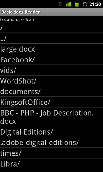 Imagen 1 para Basic docx Reader