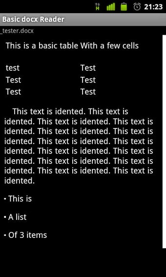 Imagen 0 para Basic docx Reader