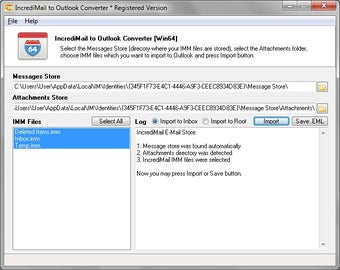 Imagen 0 para IncrediMail to Outlook Co…
