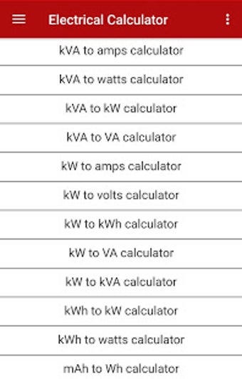 Imagen 2 para Electrical Calculator