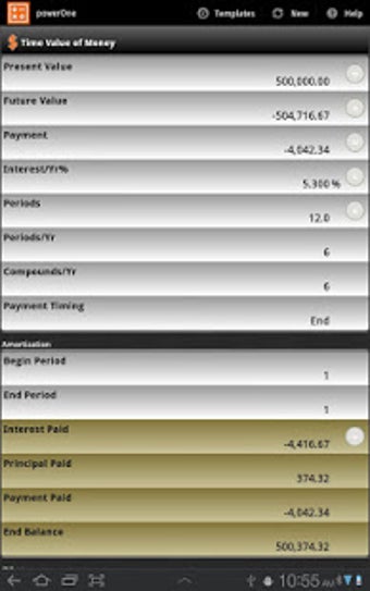 Image 1 for powerOne Finance Calculat…
