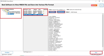 Image 0 for DRS Softech MBOX File Vie…