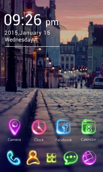 Image 0 for Tonight GO Launcher Theme