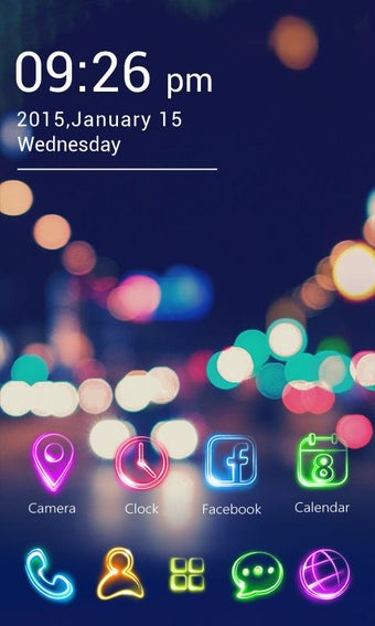 Image 1 for Tonight GO Launcher Theme