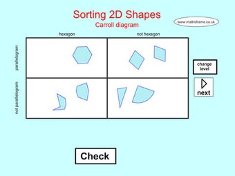 Image 0 for Sorting 2D Shapes Carroll…
