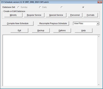 Image 0 for CV-Schedule