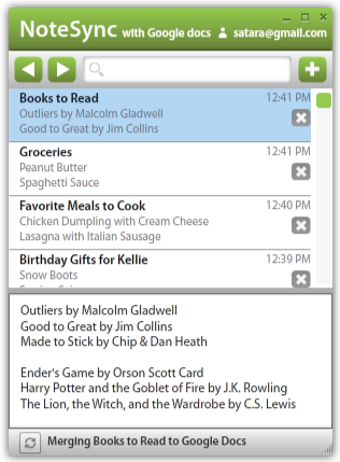 Image 0 for NoteSync with Google Docs