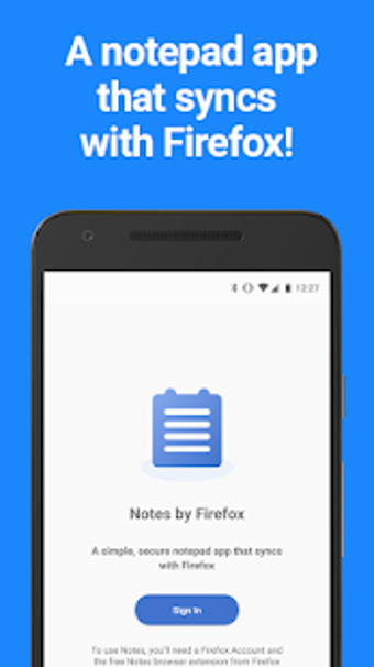 Imagen 1 para Notes by Firefox: A Secur…