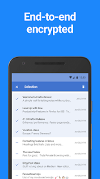 Image 1 for Notes by Firefox: A Secur…