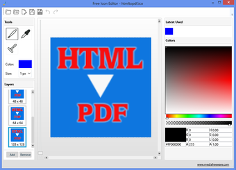 Image 0 for Free Icon Editor