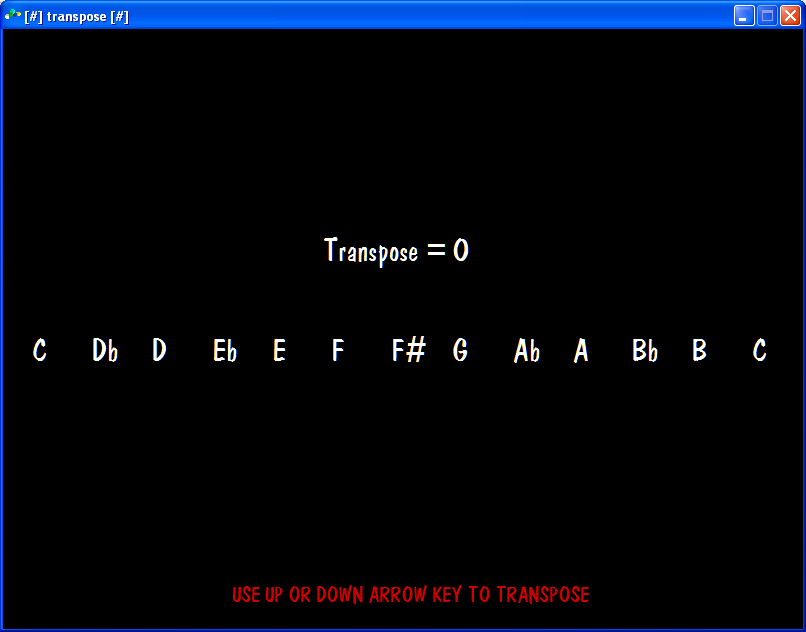 Image 0 for Transpose
