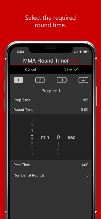 Image 1 for MMA Round Timer Pro