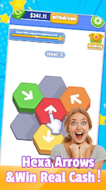 Image 0 for Hexa Arrow Out: Win Cash