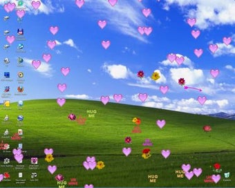 Image 0 for Hearts and Flowers Screen…