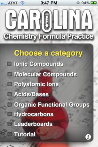 Image 0 for Chemistry Formula Practic…