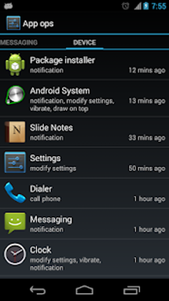 Imagen 2 para All apps permissions sett…
