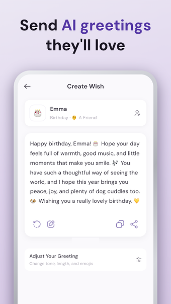Image 0 for WishDay: AI Birthday Remi…