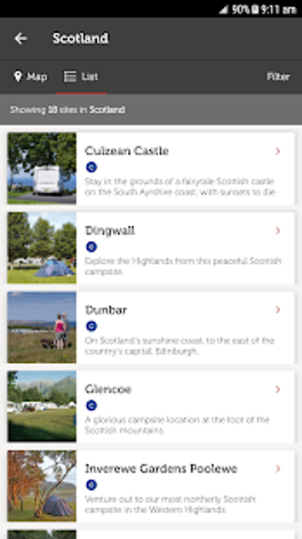 Imagen 2 para SiteSeeker Campsite Finde…