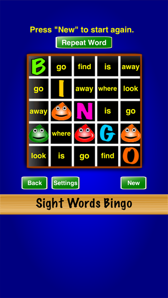 Imagen 0 para Sight Words Bingo