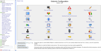 Image 0 for Webmin for Gentoo