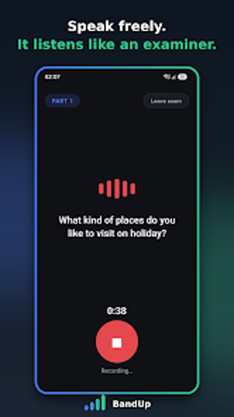 Image 0 for BandUp IELTS: AI Speaking…