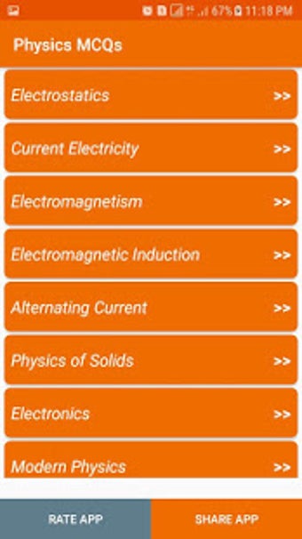 Image 3 for Physics MCQs with Answer …