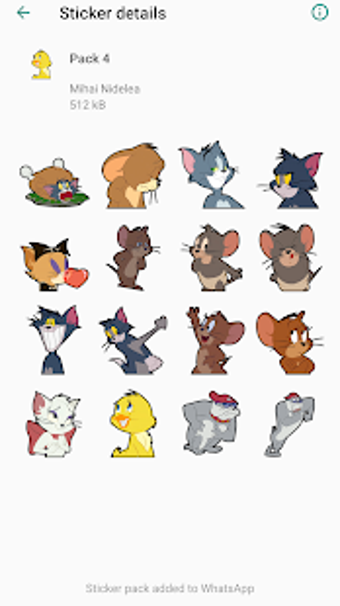 Imagen 3 para Tom and Jerry Stickers fo…