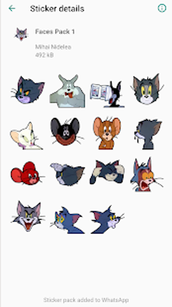 Imagen 1 para Tom and Jerry Stickers fo…