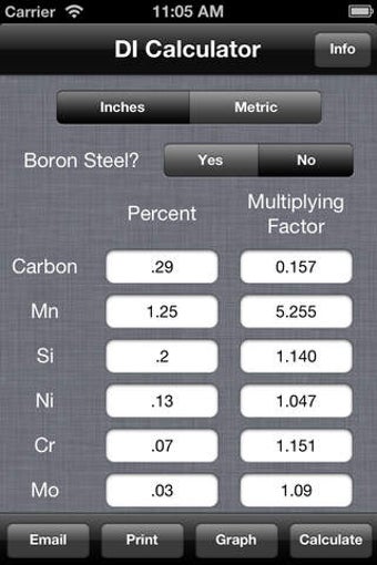 Image 0 for DI Hardenability Calculat…