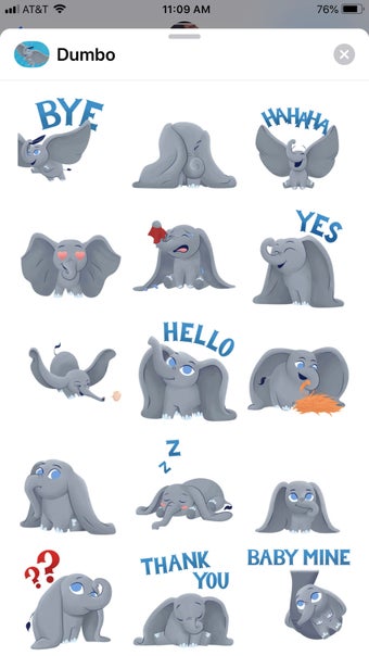 Imagen 2 para Disney Stickers: Dumbo