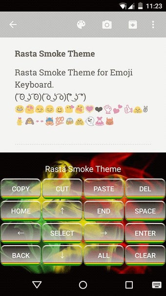 Imagen 2 para Rasta Smoke Emoji Keyboar…
