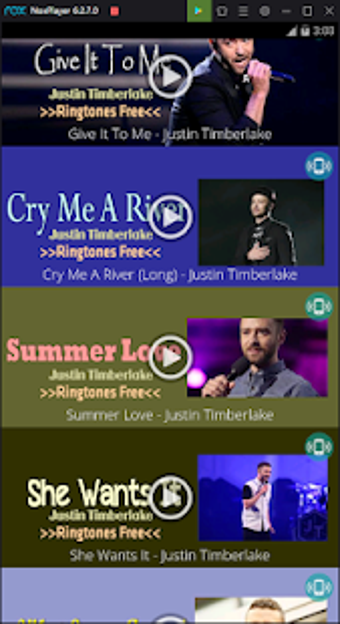 Image 1 for Justin Timberlake Rington…