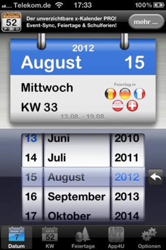 Image 0 for x-Kalender: App4U Kalende…