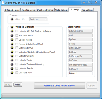 Image 1 for AspxFormsGen MVC 3 Expres…