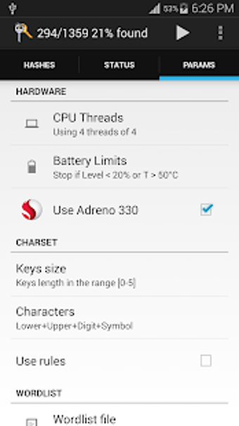 Image 1 for Hash Suite Droid