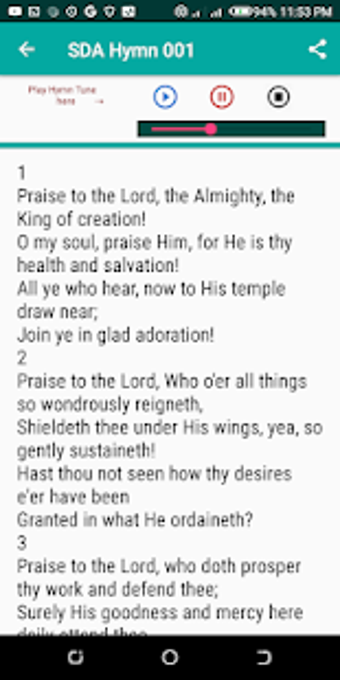 Imagen 1 para SDA Audio Hymnal Offline