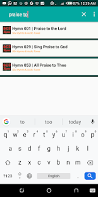 Image 2 for SDA Audio Hymnal Offline