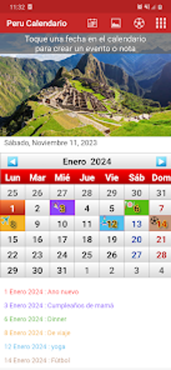 Image 0 for Peru Calendario 2025