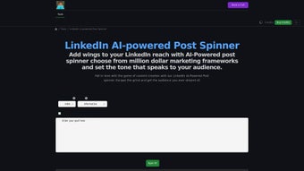 Image 0 for Linkedin Post Spinner