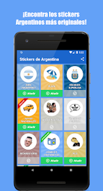 Image 3 for Stickers Argentina para W…