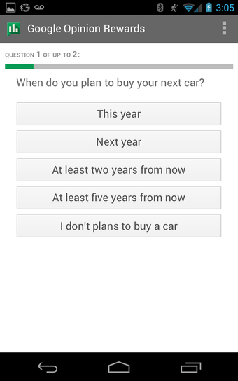 Image 2 for Google Opinion Rewards