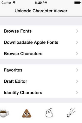Image 0 for Unicode Character Viewer