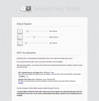 Imagen 0 para Smooth Key Scroll