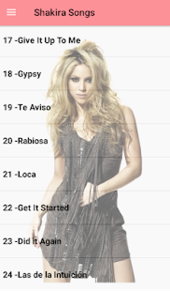 Image 2 for Shakira Songs Offline (40…