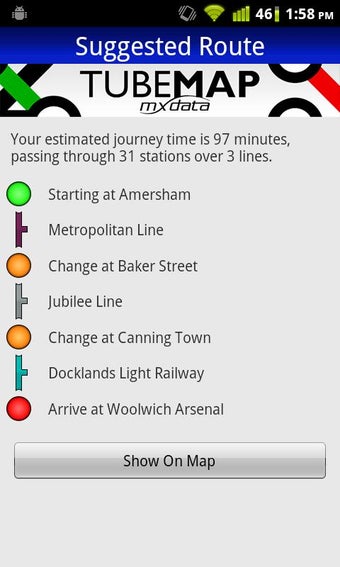 Image 1 for Tube Map